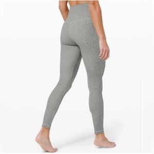 Lululemon Align Leggings Leopard Pattern Full Length 28”